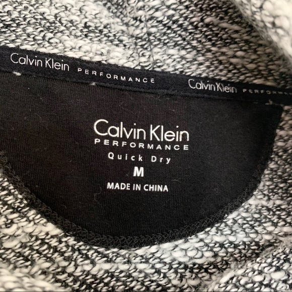 CALVIN KLEIN Gray Cowl Neck Long Sleeve Sweatshirt - Picture 6 of 11